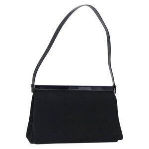 Authentic GUCCI Shoulder Bag Nylon Black